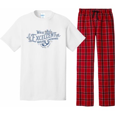 What Excellent Boiled Potatoes Meme Funny Book Lovers Pajama Set