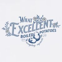 What Excellent Boiled Potatoes Meme Funny Book Lovers Wool Snapback Cap
