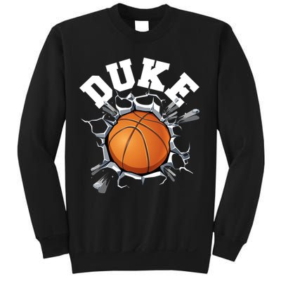 Wall Exploding Basketball Madness College Basketball Fan Sweatshirt
