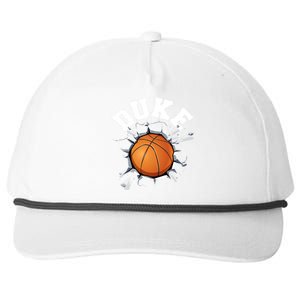 Wall Exploding Basketball Madness College Basketball Fan Snapback Five-Panel Rope Hat