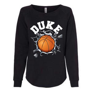 Wall Exploding Basketball Madness College Basketball Fan Womens California Wash Sweatshirt