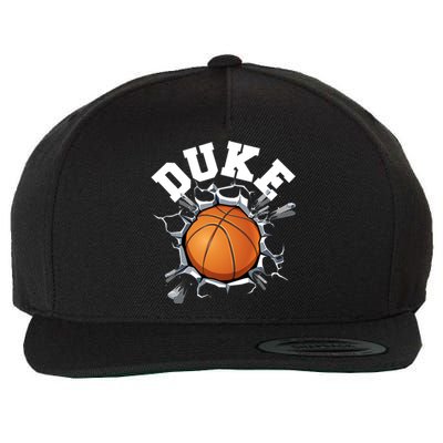 Wall Exploding Basketball Madness College Basketball Fan Wool Snapback Cap