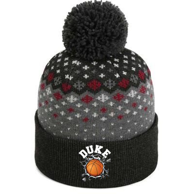 Wall Exploding Basketball Madness College Basketball Fan The Baniff Cuffed Pom Beanie