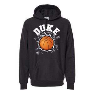 Wall Exploding Basketball Madness College Basketball Fan Premium Hoodie