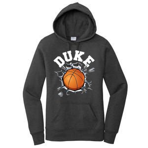 Wall Exploding Basketball Madness College Basketball Fan Women's Pullover Hoodie