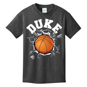 Wall Exploding Basketball Madness College Basketball Fan Kids T-Shirt