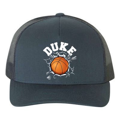 Wall Exploding Basketball Madness College Basketball Fan Yupoong Adult 5-Panel Trucker Hat