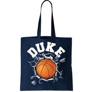 Wall Exploding Basketball Madness College Basketball Fan Tote Bag