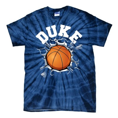 Wall Exploding Basketball Madness College Basketball Fan Tie-Dye T-Shirt