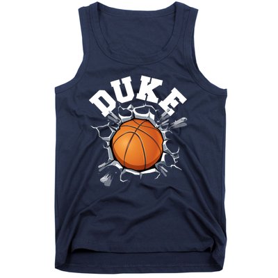 Wall Exploding Basketball Madness College Basketball Fan Tank Top