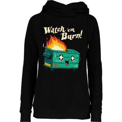 Watch Em Burn Apparel Womens Funnel Neck Pullover Hood