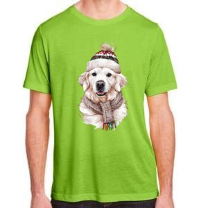 White English Cream Golden Retriever Mom Dog Puppy Christmas Gift Adult ChromaSoft Performance T-Shirt