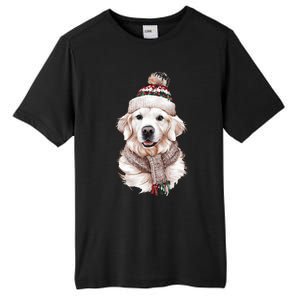 White English Cream Golden Retriever Mom Dog Puppy Christmas Gift Tall Fusion ChromaSoft Performance T-Shirt