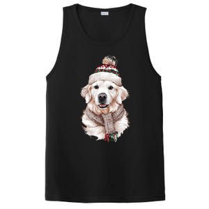 White English Cream Golden Retriever Mom Dog Puppy Christmas Gift PosiCharge Competitor Tank