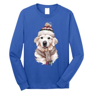 White English Cream Golden Retriever Mom Dog Puppy Christmas Gift Long Sleeve Shirt