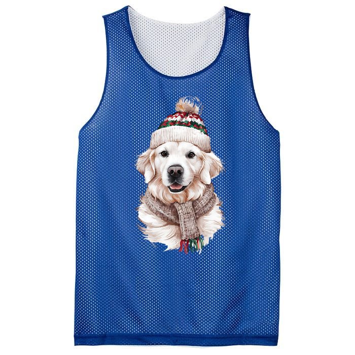 White English Cream Golden Retriever Mom Dog Puppy Christmas Gift Mesh Reversible Basketball Jersey Tank