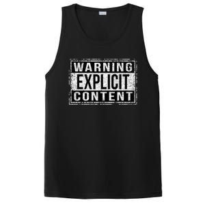 Warning Explicit Content Grungy Version Cute Gift PosiCharge Competitor Tank