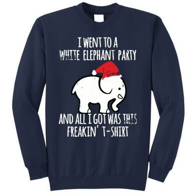 White Elephant Christmas Fun Gift Exchange Contest Tall Sweatshirt