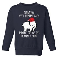 White Elephant Christmas Fun Gift Exchange Contest Toddler Sweatshirt