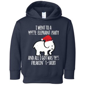 White Elephant Christmas Fun Gift Exchange Contest Toddler Hoodie