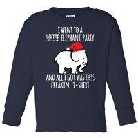 White Elephant Christmas Fun Gift Exchange Contest Toddler Long Sleeve Shirt