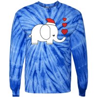 White Elephant Christmas Gift Tie-Dye Long Sleeve Shirt