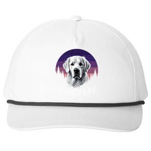 White English Cream Golden Retriever Simply Golden Gift Snapback Five-Panel Rope Hat