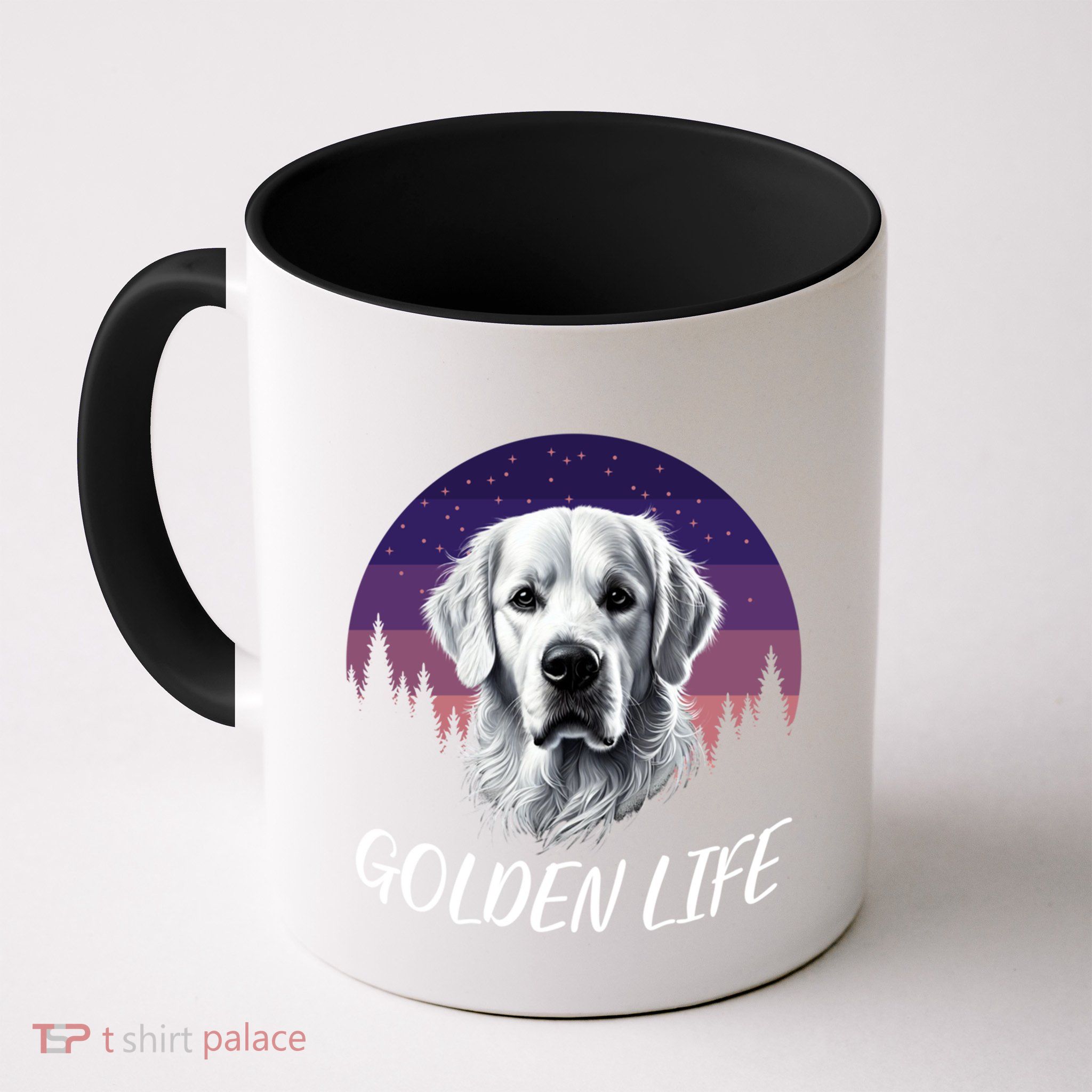 White English Cream Golden Retriever Simply Golden Gift Mug