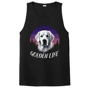 White English Cream Golden Retriever Simply Golden Gift PosiCharge Competitor Tank