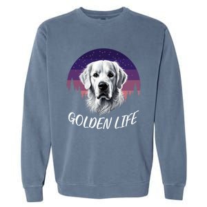 White English Cream Golden Retriever Simply Golden Gift Garment-Dyed Sweatshirt