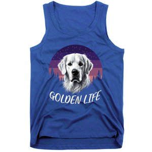 White English Cream Golden Retriever Simply Golden Gift Tank Top