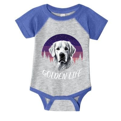 White English Cream Golden Retriever Simply Golden Gift Infant Baby Jersey Bodysuit