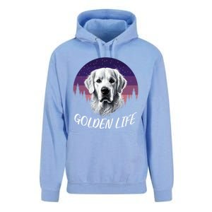 White English Cream Golden Retriever Simply Golden Gift Unisex Surf Hoodie