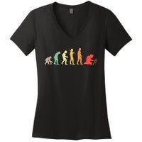 Welder Evolution Craftsman Welding Profession Welders Gift Women's V-Neck T-Shirt