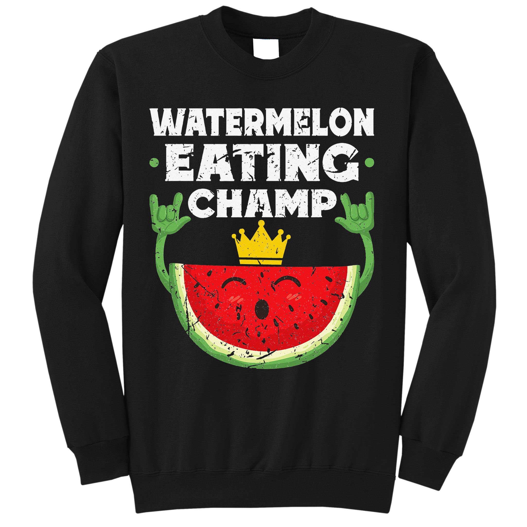 Watermelon Eating Champ Summer Eating Contest Festival Sweatshirt