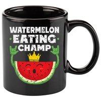 Watermelon Eating Champ Summer Eating Contest Festival 11oz C Handle Ceramic Mug