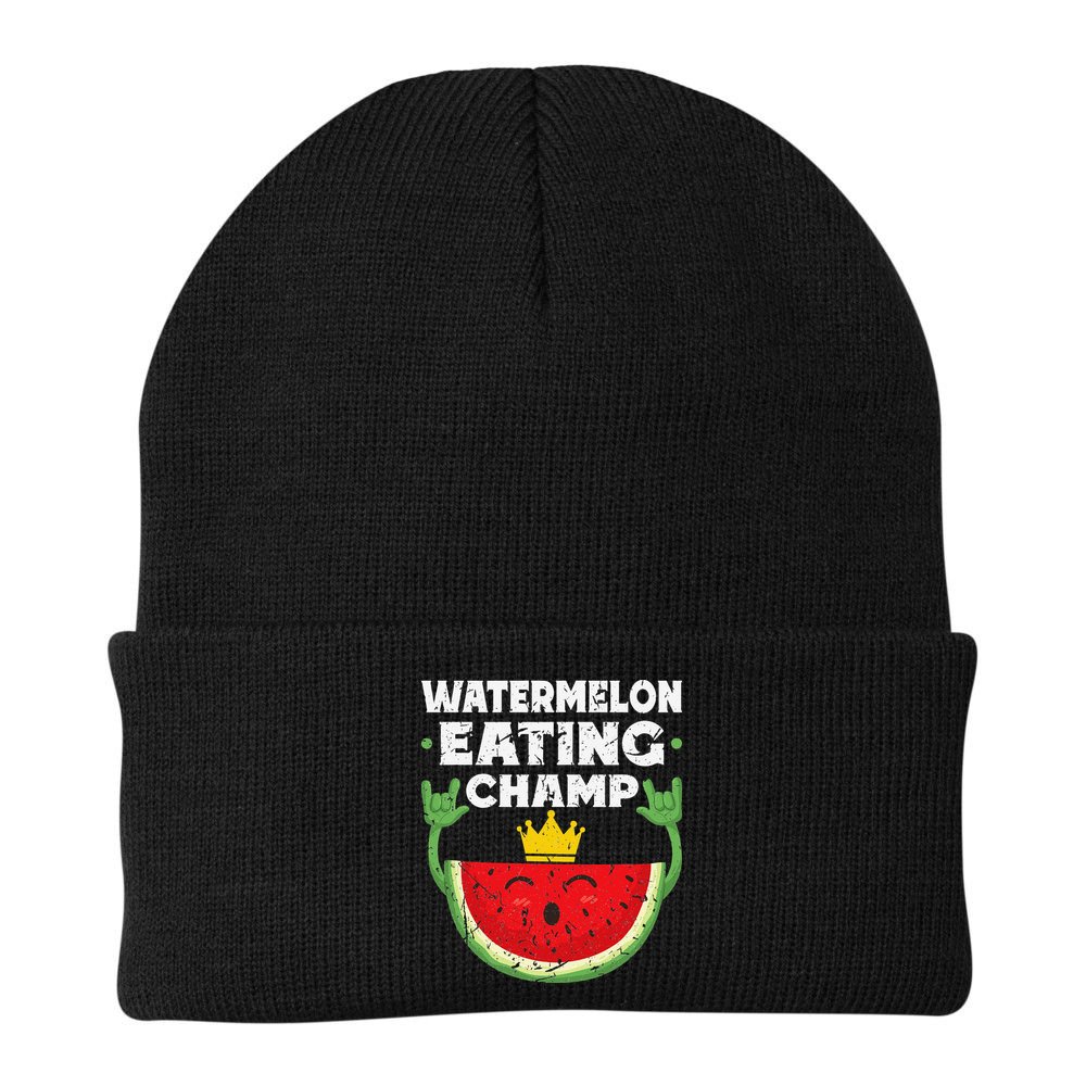 Watermelon Eating Champ Summer Eating Contest Festival Beanie