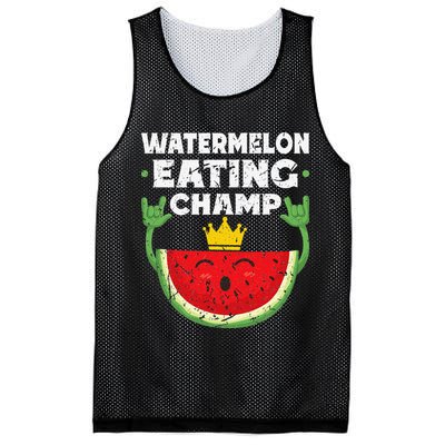 Watermelon Eating Champ Summer Eating Contest Festival Mesh Reversible Basketball Jersey Tank