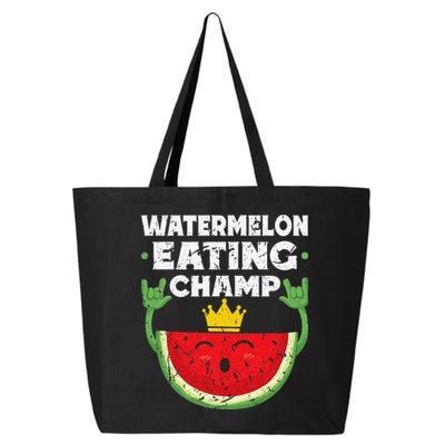 Watermelon Eating Champ Summer Eating Contest Festival 25L Jumbo Tote