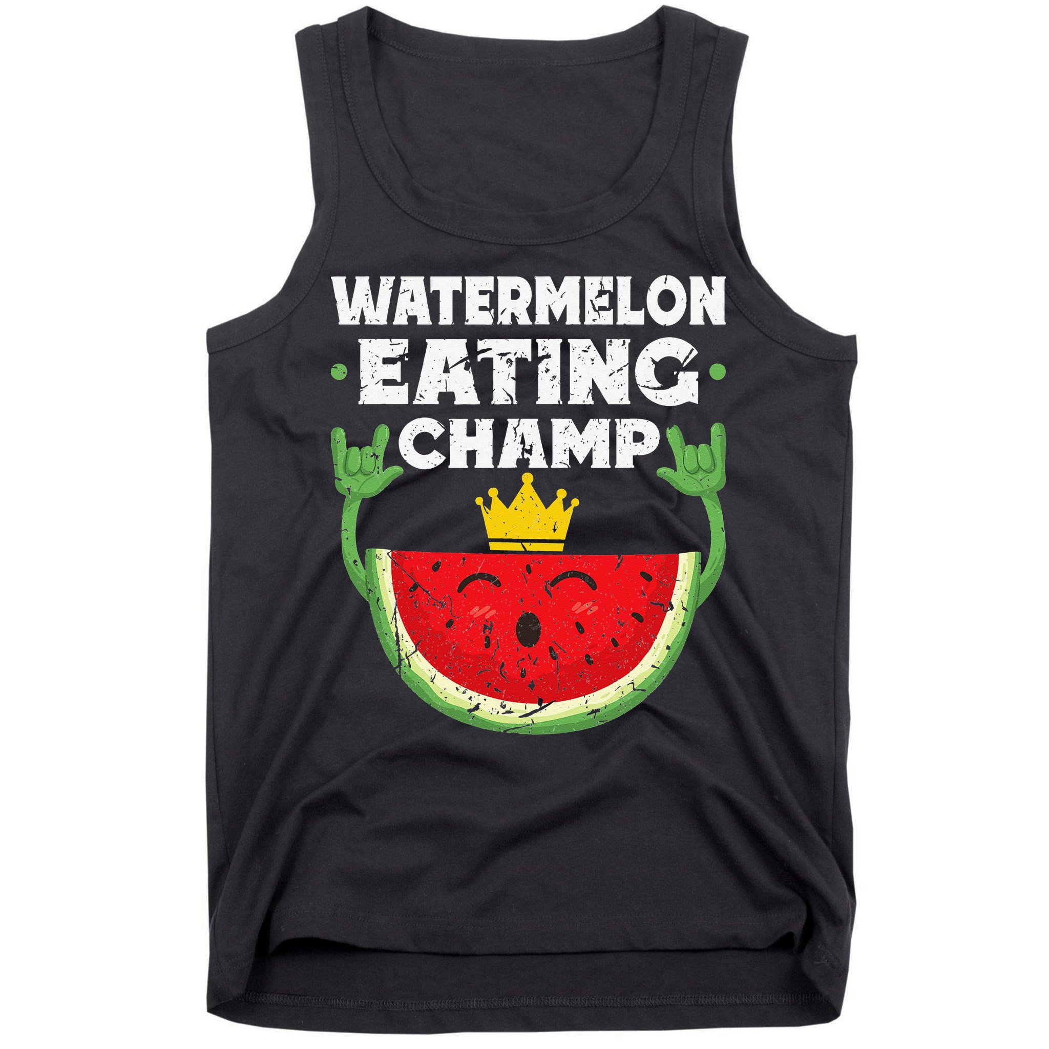 Watermelon Eating Champ Summer Eating Contest Festival Tank Top
