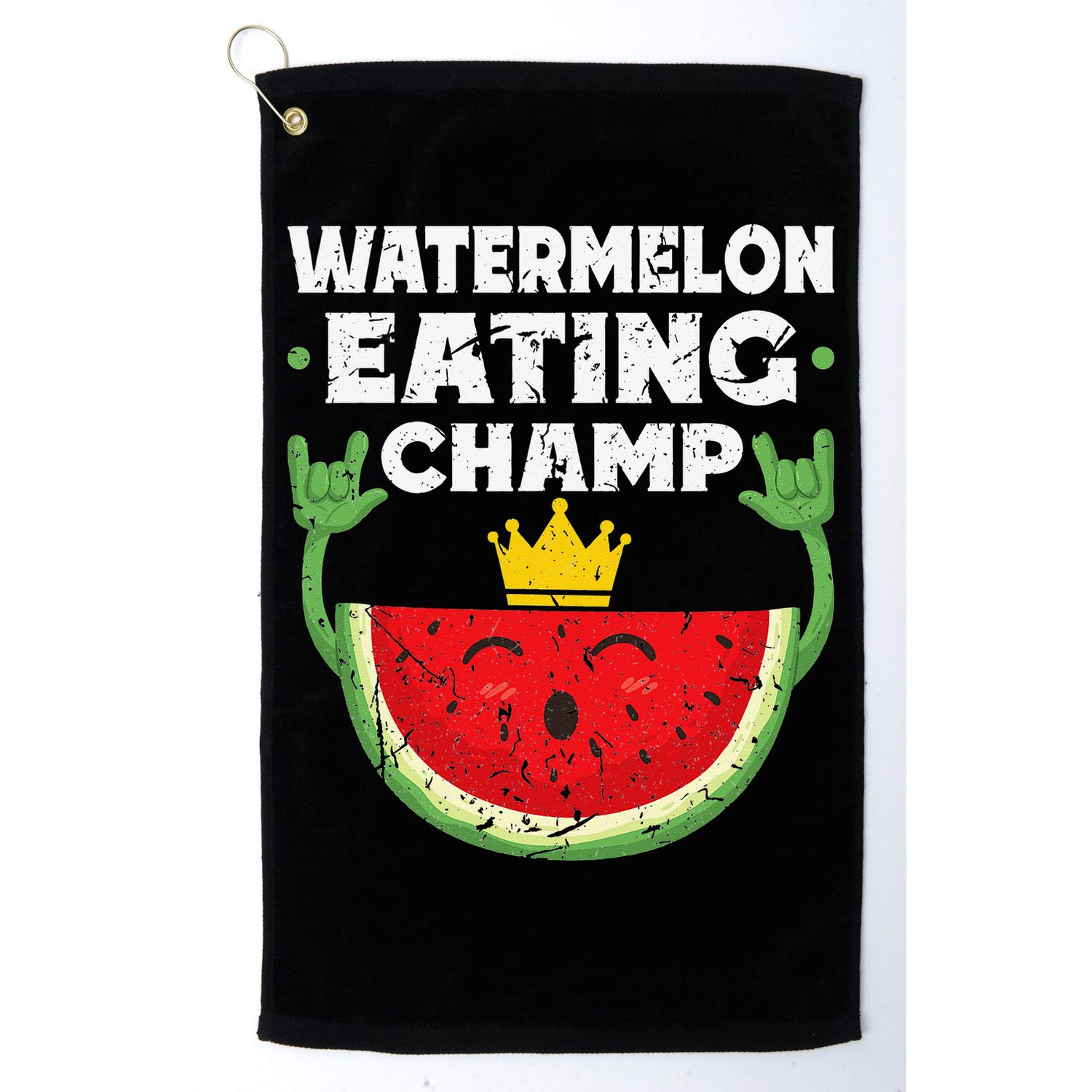 Watermelon Eating Champ Summer Eating Contest Festival Golf Towel