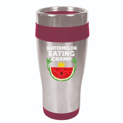 Watermelon Eating Champ Summer Eating Contest Festival 16oz Travel Tumbler