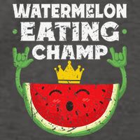 Watermelon Eating Champ Summer Eating Contest Festival Vector Backpack