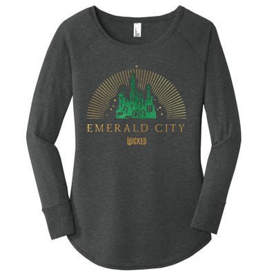 Wicked Emerald City Women's Perfect Tri Tunic Long Sleeve Shirt