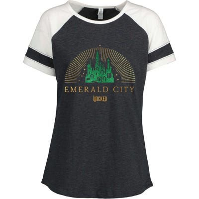 Wicked Emerald City Enza Ladies Jersey Colorblock Tee