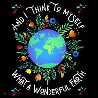 Wonderful Earth Cute Groovy Earth Day Retro Tie Dye Earth High Crown Mesh Back Trucker Hat