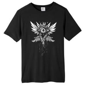 Weirdcore Eyeball Dark Pastel Goth Halloween Eyeball Wings Tall Fusion ChromaSoft Performance T-Shirt