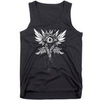 Weirdcore Eyeball Dark Pastel Goth Halloween Eyeball Wings Tank Top