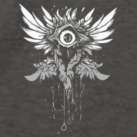 Weirdcore Eyeball Dark Pastel Goth Halloween Eyeball Wings Vector Backpack