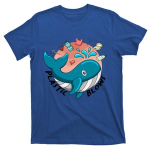 Whale Earth Day Plastic Blows Recycling Awareness Meaningful Gift T-Shirt